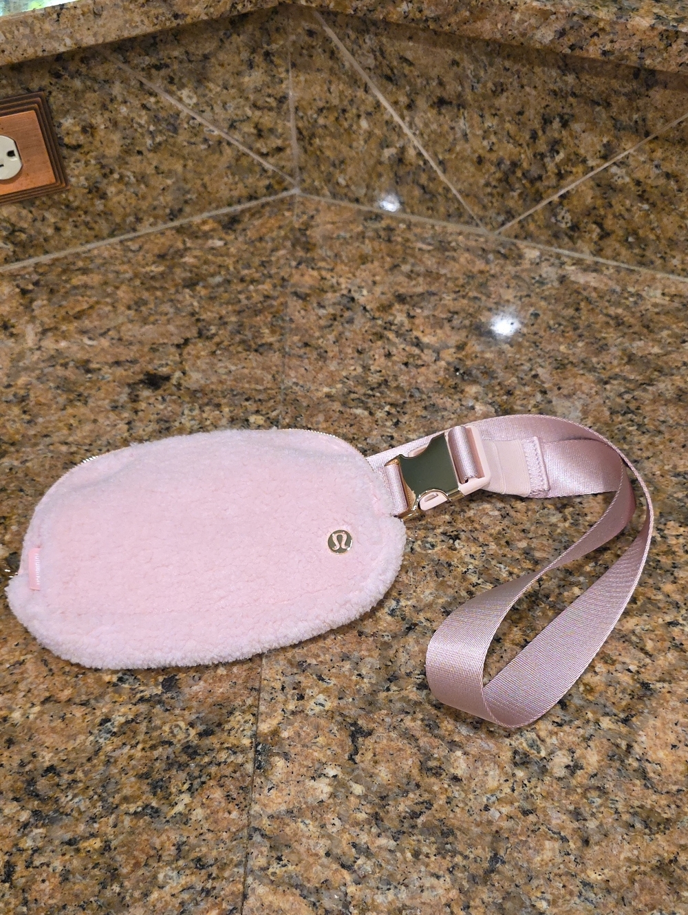 Lululemon Pink Sherpa Everywhere Belt Bag